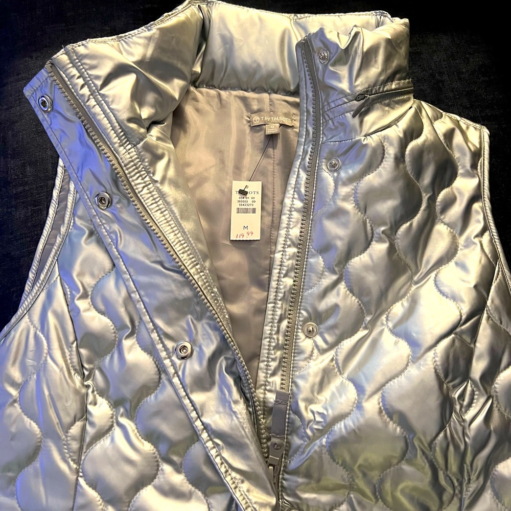 Talbots puffer vest…